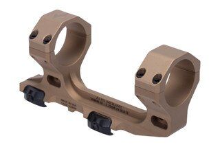 Reptilia AUS 1.70" Height 30mm Optic Mount in FDE has a spring loaded steel clamp